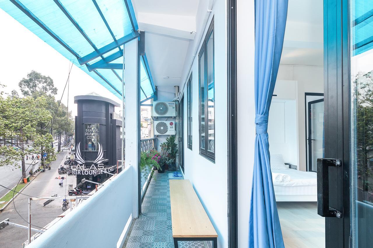 Scandinavian Apartment With Balcony In Bui Vien Ho Či Minovo Město Exteriér fotografie