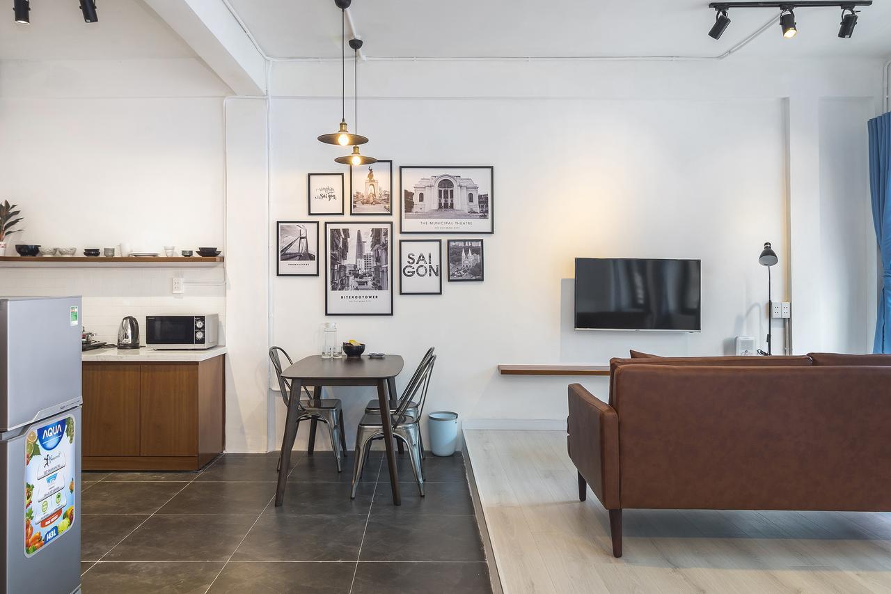 Scandinavian Apartment With Balcony In Bui Vien Ho Či Minovo Město Exteriér fotografie
