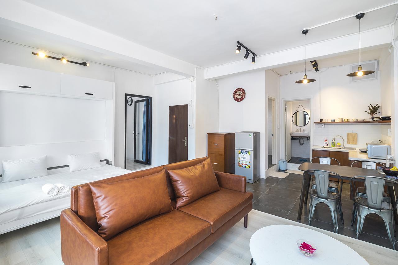 Scandinavian Apartment With Balcony In Bui Vien Ho Či Minovo Město Exteriér fotografie