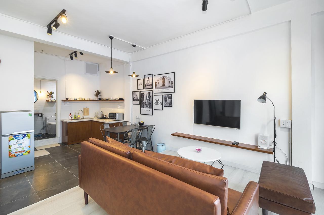 Scandinavian Apartment With Balcony In Bui Vien Ho Či Minovo Město Exteriér fotografie