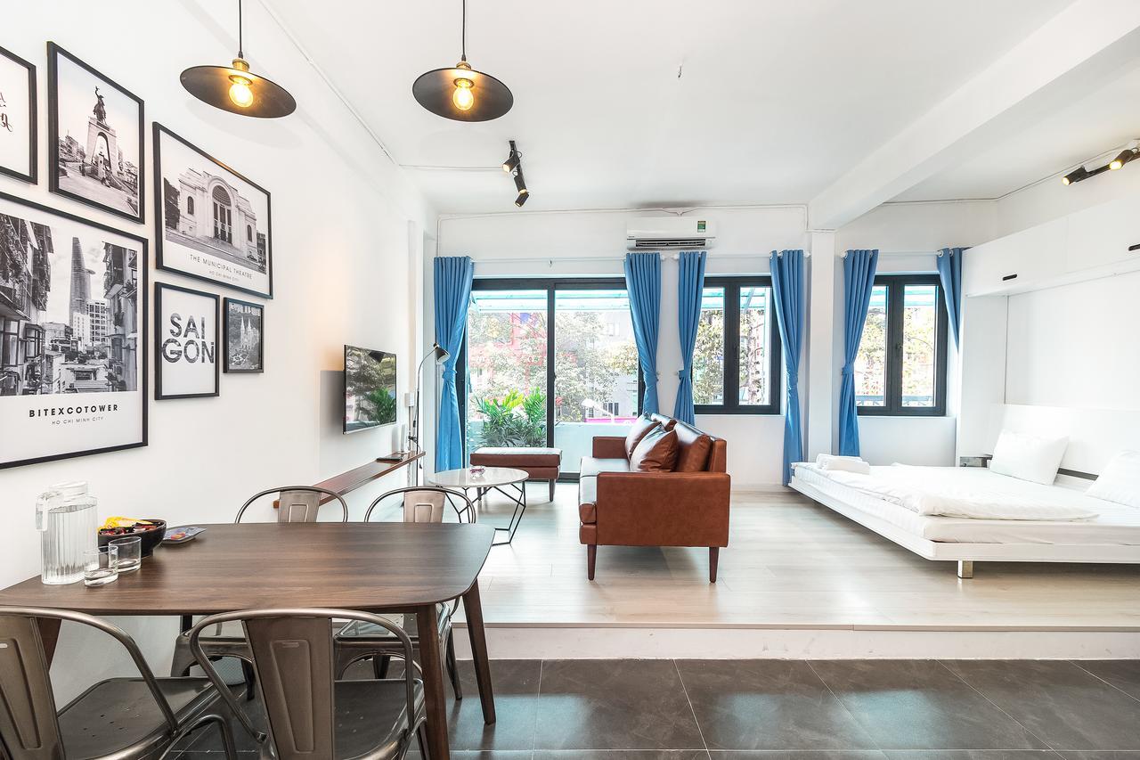Scandinavian Apartment With Balcony In Bui Vien Ho Či Minovo Město Exteriér fotografie